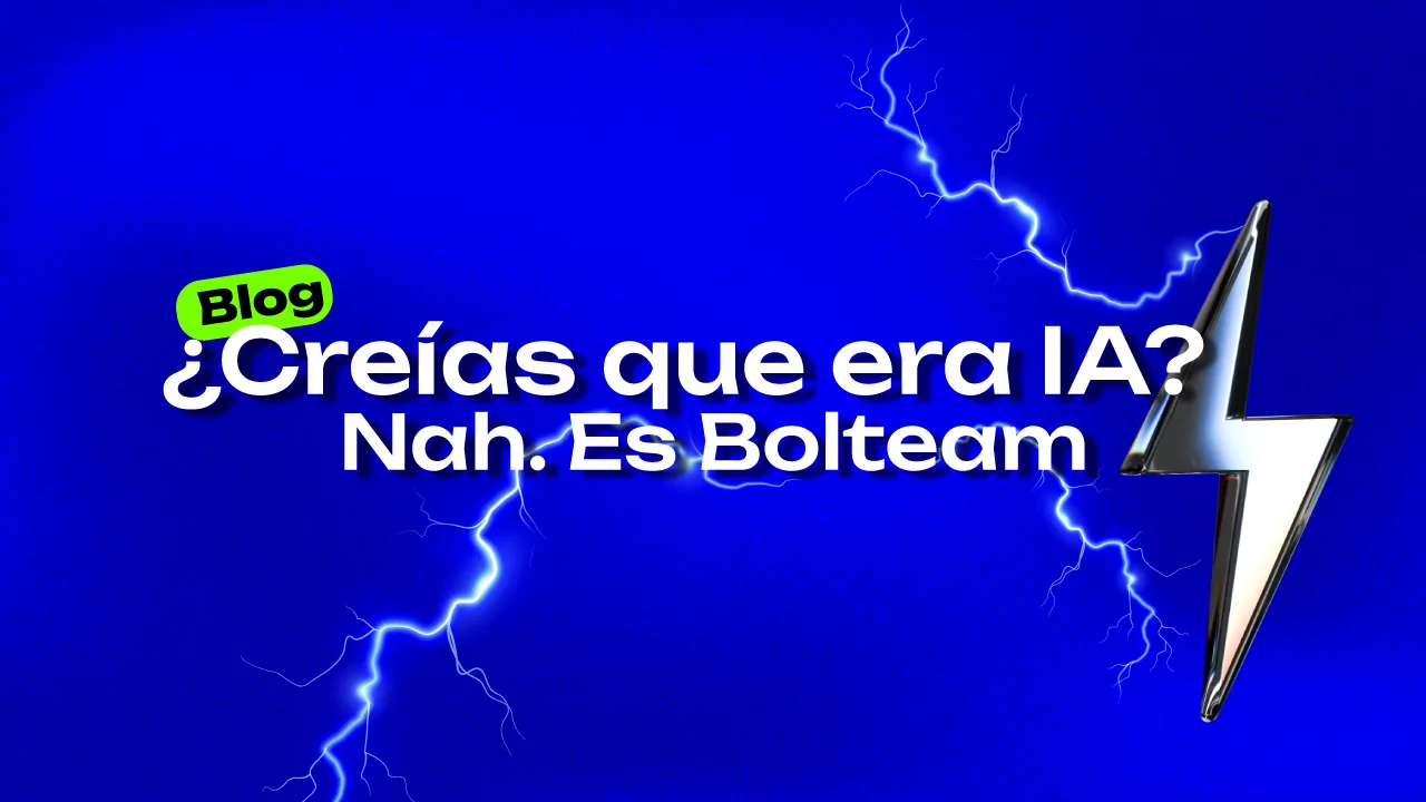 Creias Que Era Ia Nah Es Bolteam