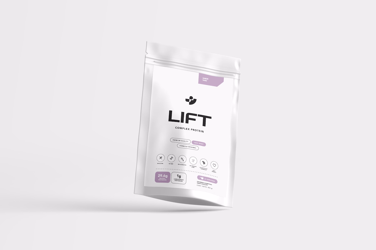 Mockup Lift sabor taro