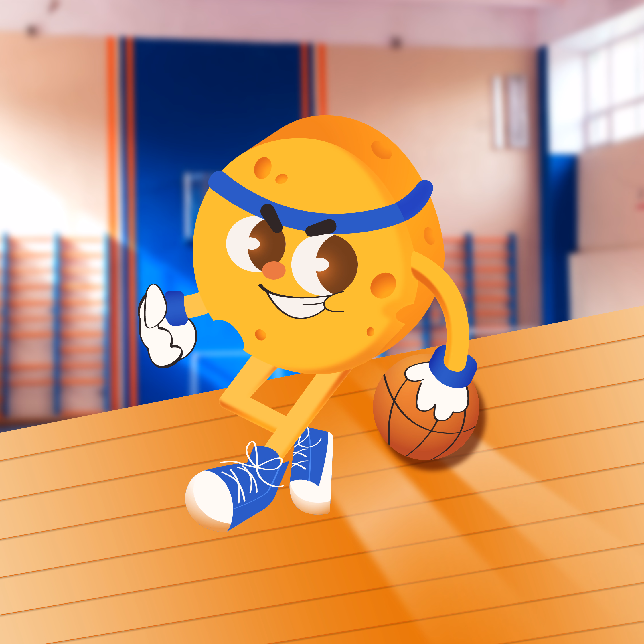 personajes olimpiadas con fondo Mesa de trabajo