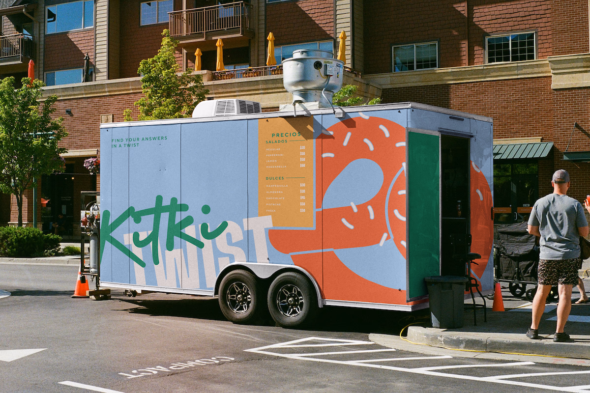 Free Truck Trailer Mockup